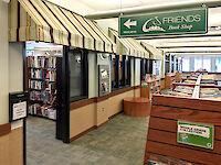 Entrance to the Friends Book Shop